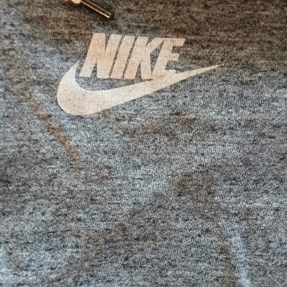 Nike Heather Gray Full-Zip Hoodie - Picture 3 of 4
